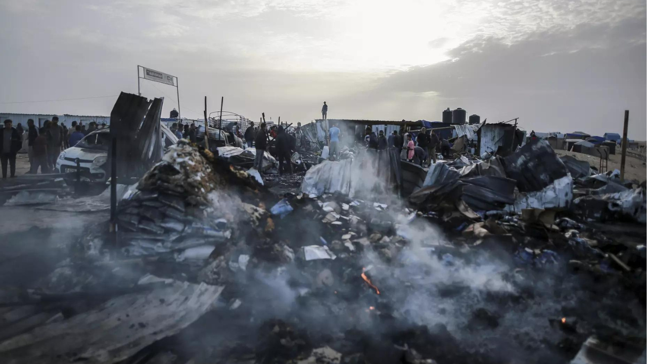 Gaza civil defence says new Israel strike kills 21 in west Rafah camp