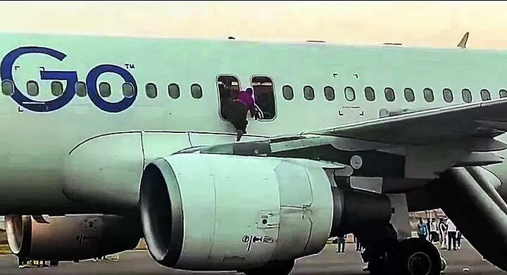 What was &lsquo;bomb@5.30&rsquo; found inside IndiGo aircraft?