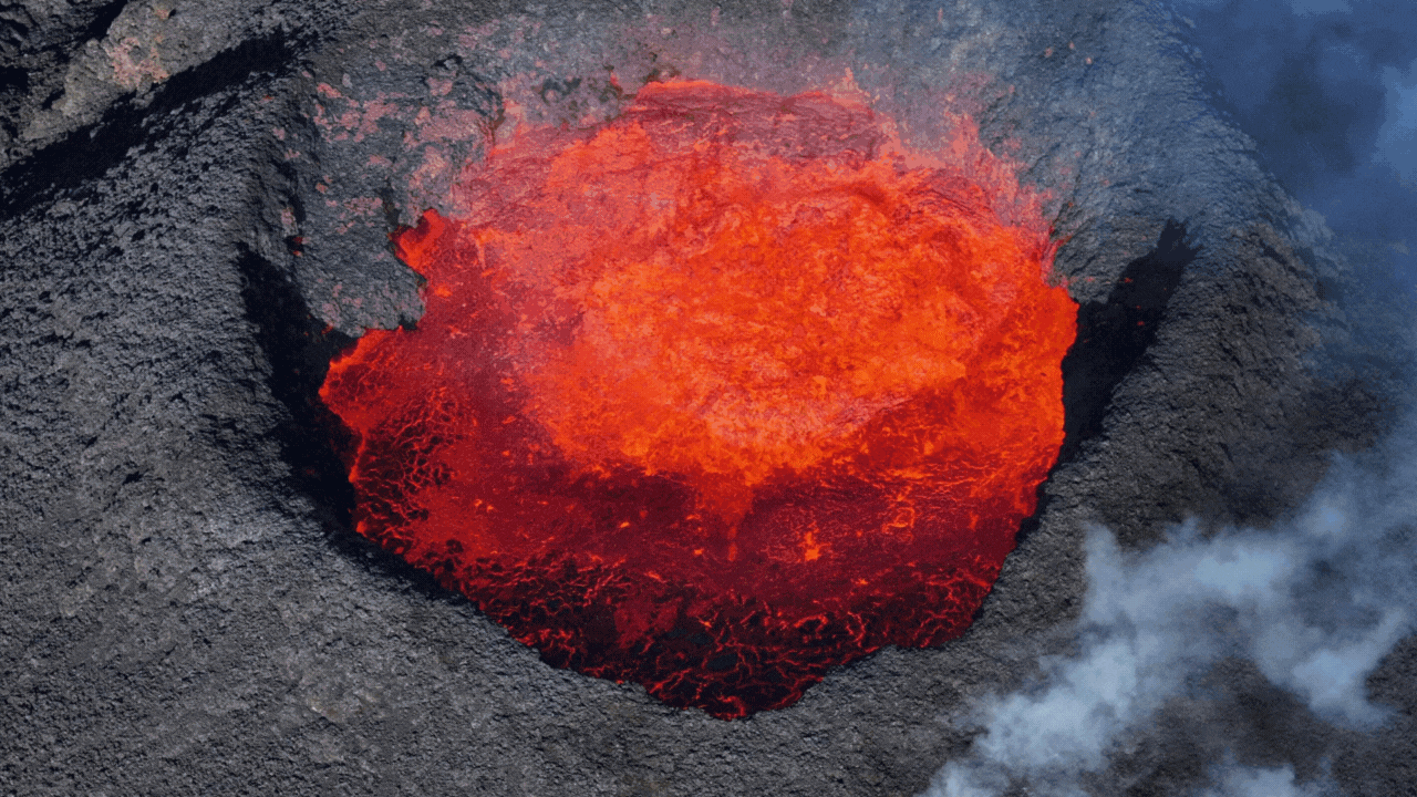 Iceland volcano erupts for fifth time; spews red lava and smoke