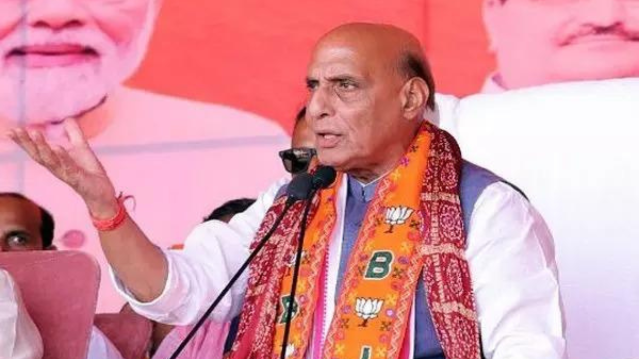 Today even Pak acknowledges India’s growth, says Rajnath Singh