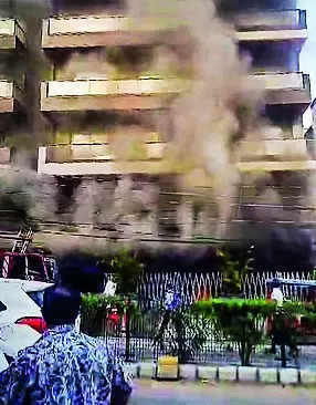 Fires break out at 3 places in city, one of them a hotel