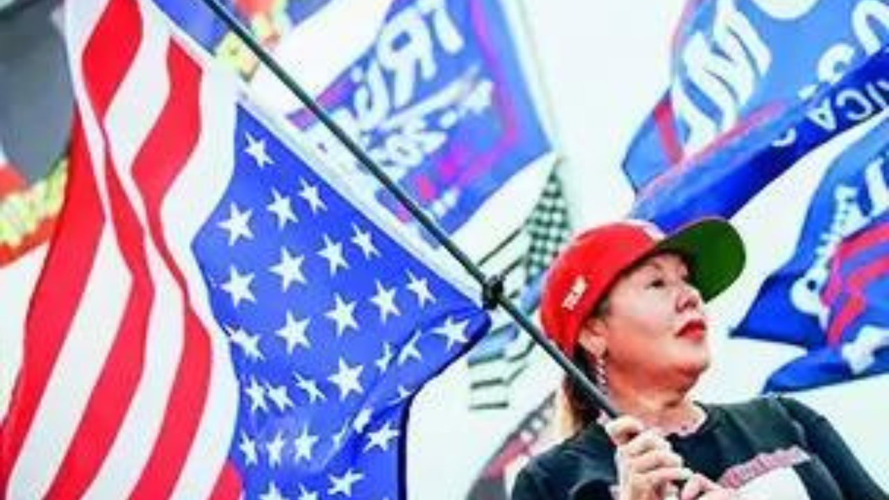 Upside-down flags become symbol for Republicans protesting Trump's verdict
