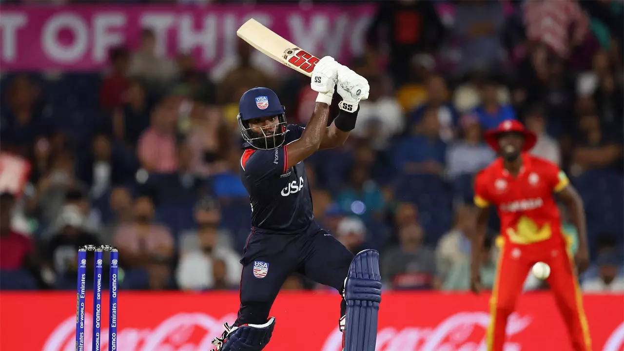 USA vs CAN T20 World Cup Highlights: Aaron Jones sizzles in USA’s 7-wicket win over Canada – The Times of India