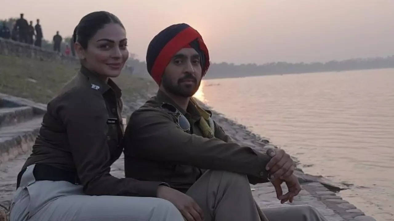 Jatt & Juliet 3: Diljit Dosanjh wins Neeru Bajwa over again with ‘Husan Da Hathyar’ – Watch |