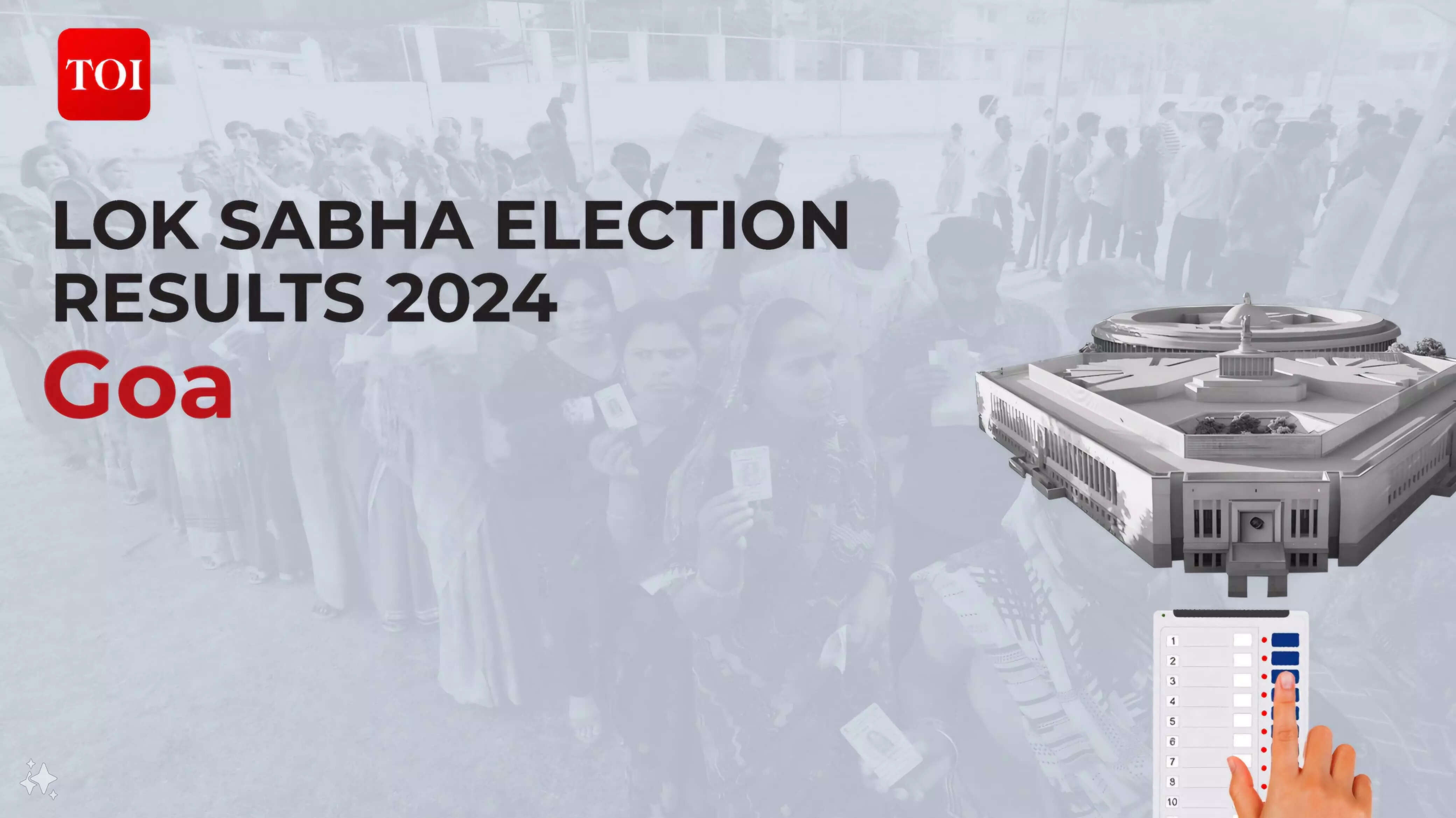 Goa Lok Sabha Election 2024 Results Live: It's BJP vs Congress -- both parties leading in one seat each
