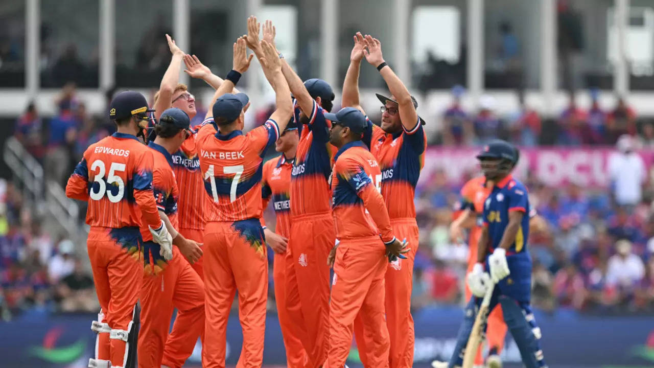 Netherlands 38/1 in 7.1 Overs | NEP vs NED T20 World Cup Live Score: Vikramjit Singh, Max ODowd drive Netherlands forward vs Nepal in Dallas – The Times of India