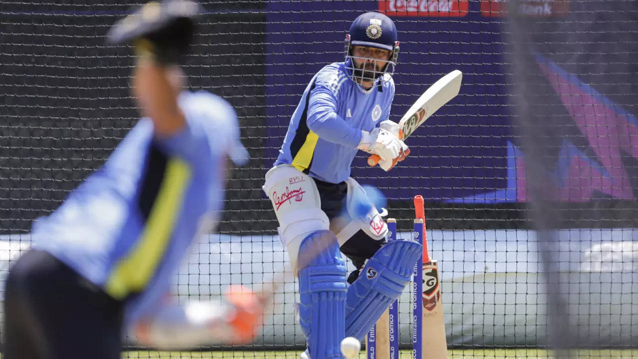 Rishabh Pant's intense nets session ahead of T20 WC opener