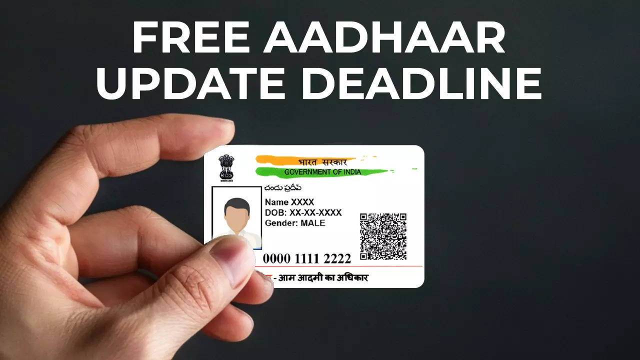 Aadhaar free update: What is the new deadline for free updation of Aadhaar card details?