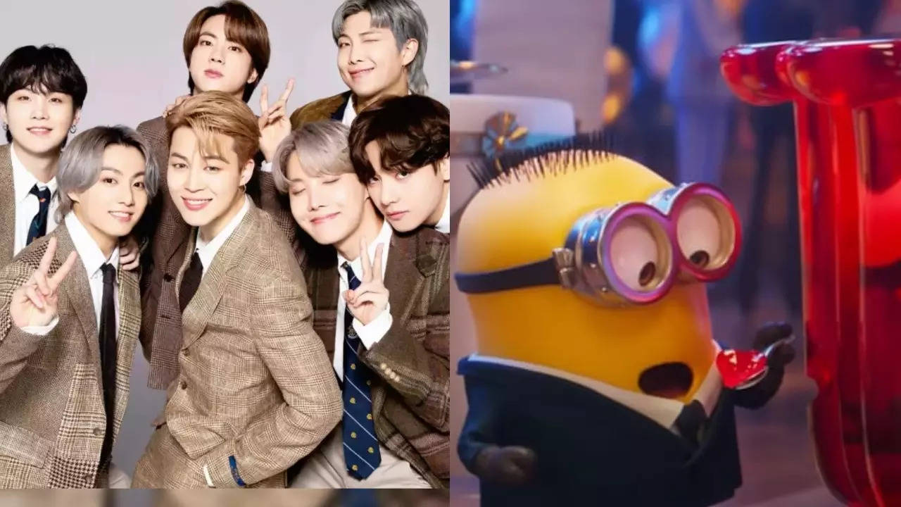 Netizens speculate BTS's Hollywood entry with 'Despicable Me 4' after a quirky poster went viral on internet - See inside | English Movie News Filmymeet