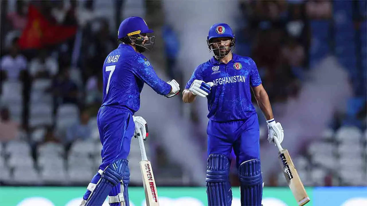 AFG vs PNG Highlights, T20 World Cup 2024: Afghanistan beat Papua New Guinea by 7 wickets to enter Super Eights – The Times of India