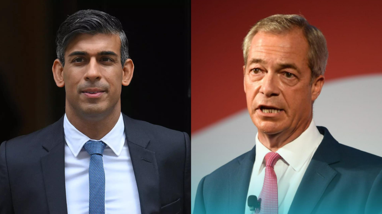 Opinion poll puts Reform UK ahead of Rishi Sunak's conservative party