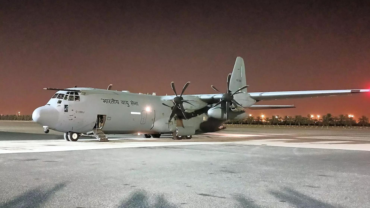 Kuwait fire: IAF flight with mortal remains of 45 Indians lands in Kochi