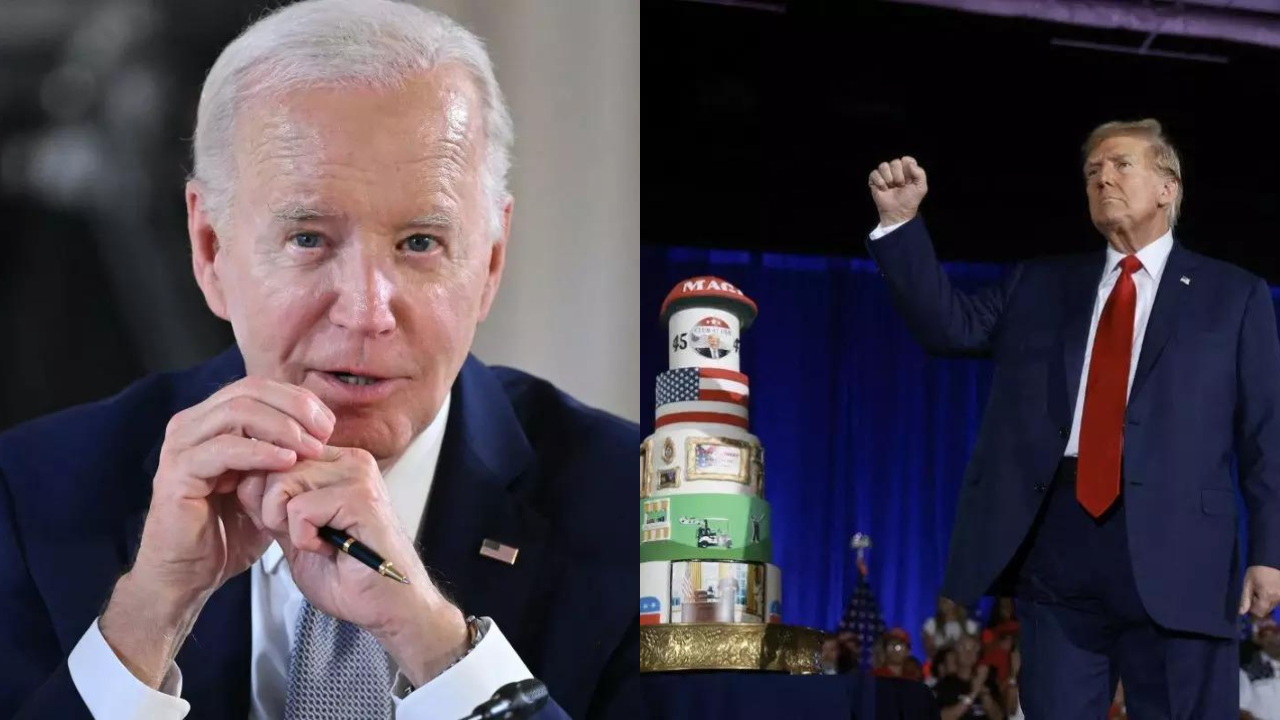 'From one old guy to another': Joe Biden's witty wish for Donald Trump on his 78th birthday