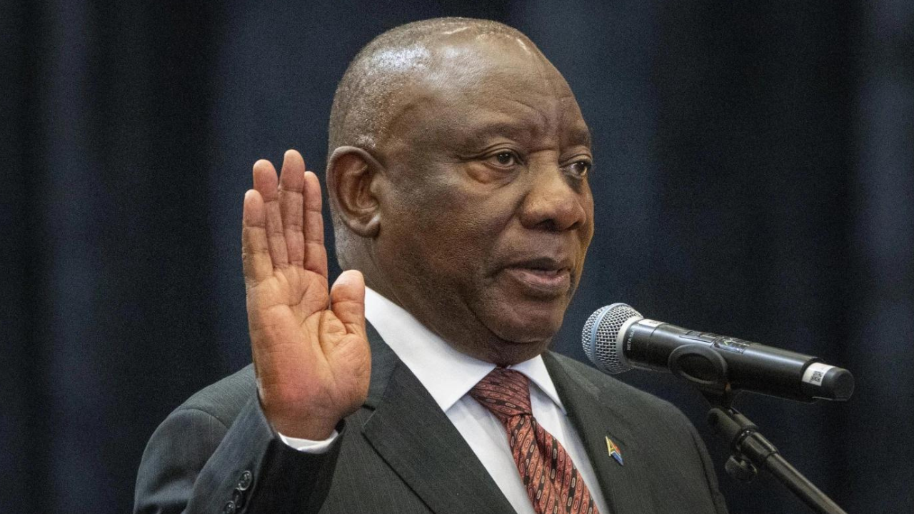 South Africa's Cyril Ramaphosa re-elected as president after historic coalition