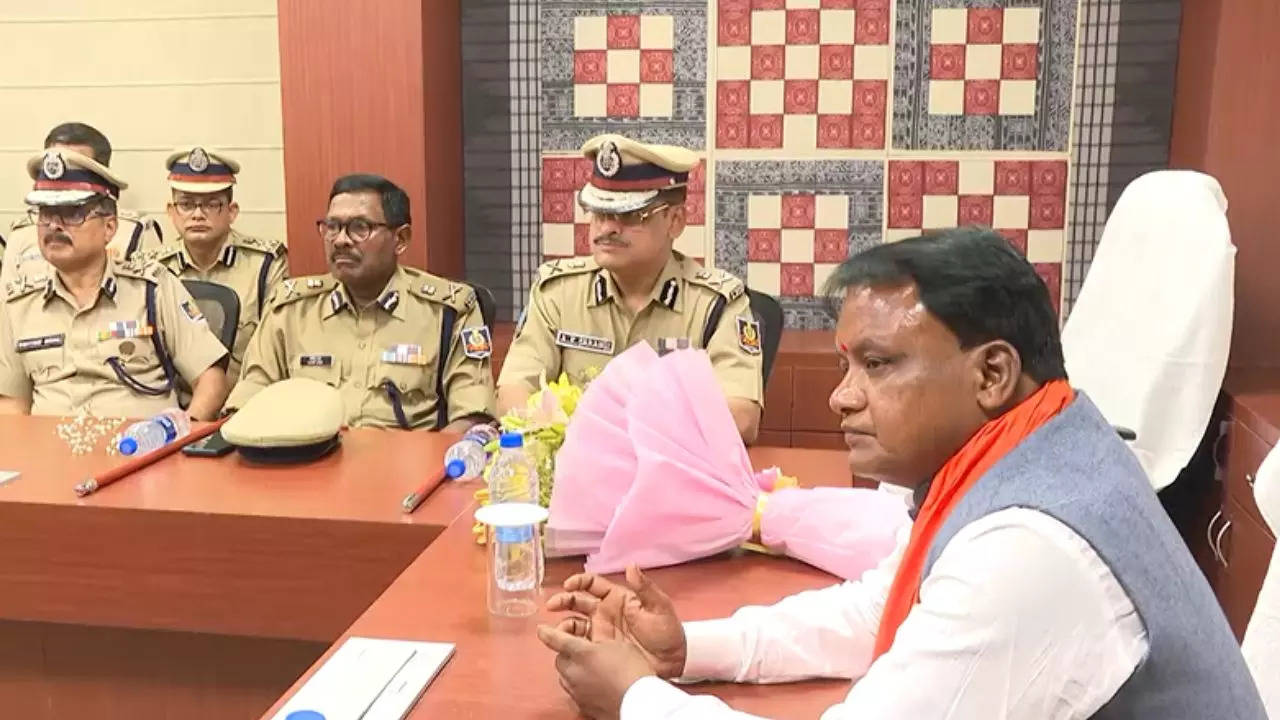 CM Mohan Charan Majhi chairs meeting to review law and order situation in Odisha
