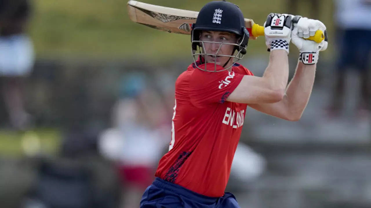 England 77/3 in 7.3 Overs | NAM vs ENG Live Score, T20 World Cup 2024: Bairstow takes charge after England lose both openers early – The Times of India