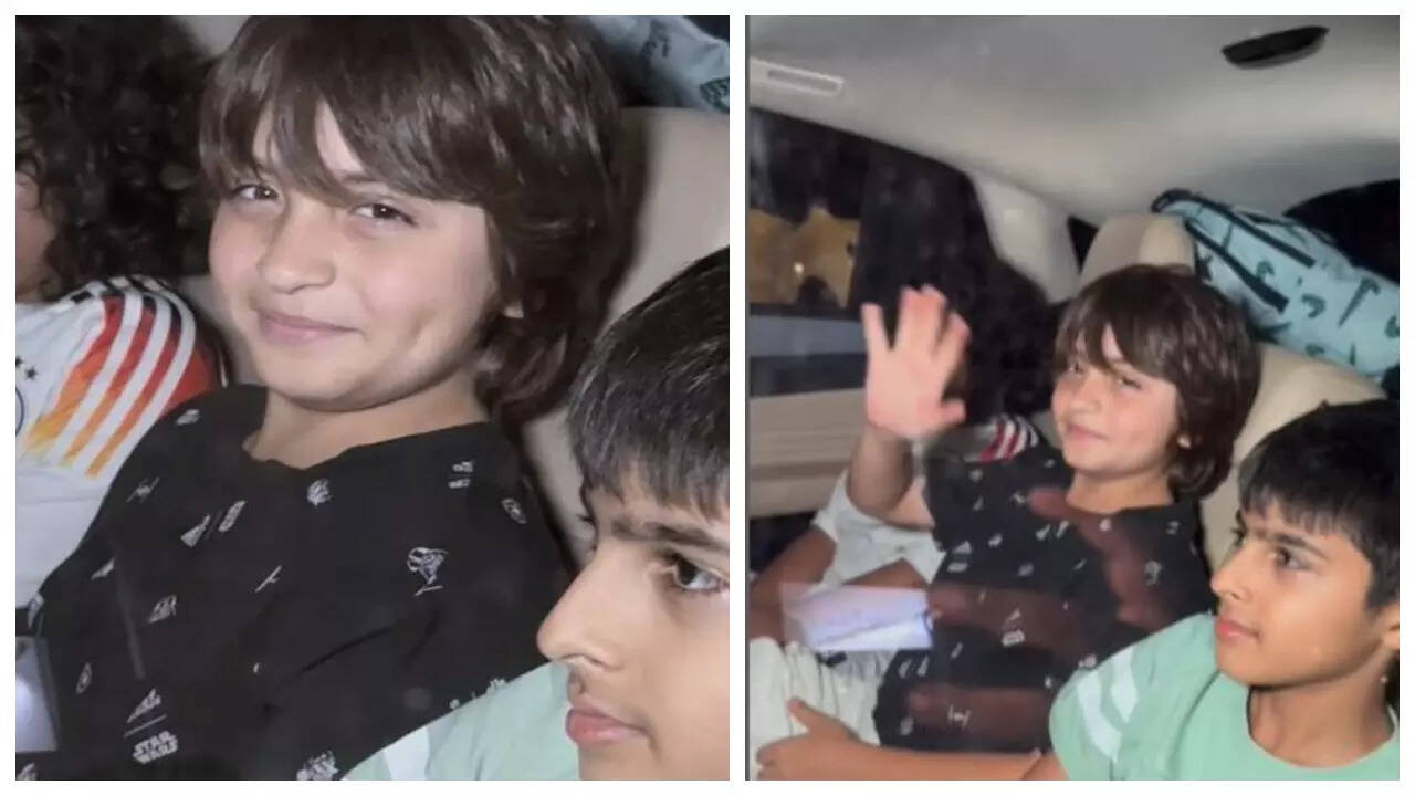 AbRam Khan gets snapped with his friends: PICS