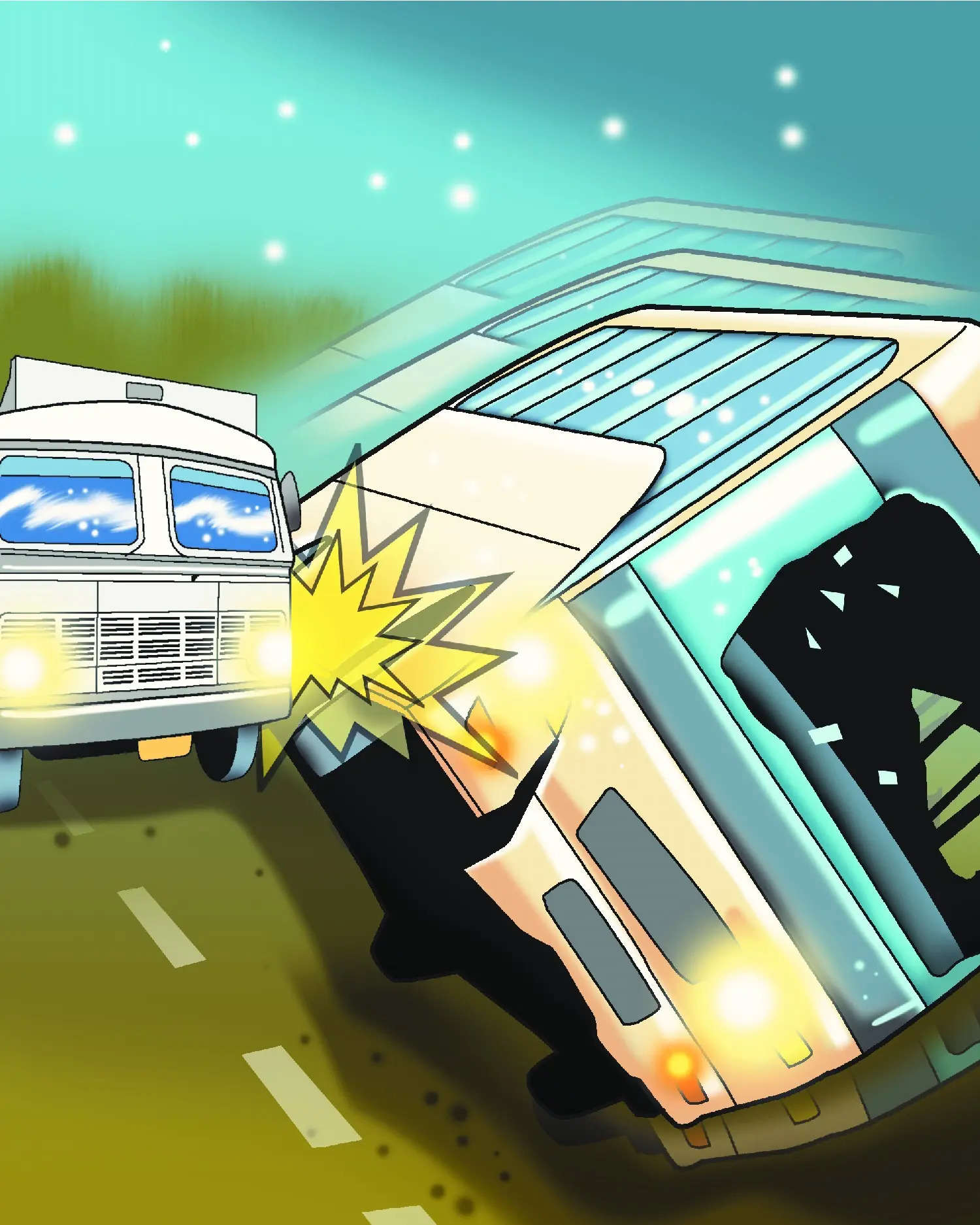 12 pilgrims injured as bus rams into truck in Uttar Pradesh