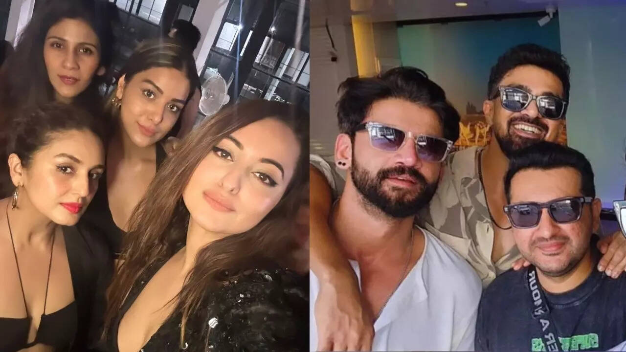 PICS: Sonakshi-Zaheer host pre-wedding party