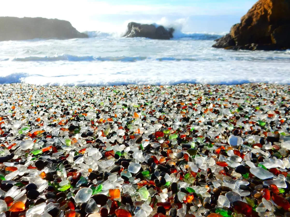 Visit this extraordinary beach, where trash turns into treasure!