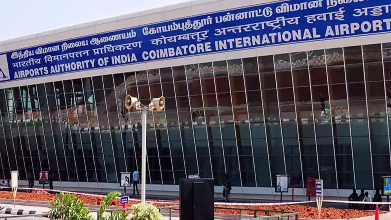 Coimbatore airport receives bomb threat; flight services not affected