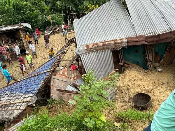 Heavy rains trigger deadly landslide in Assam's Karimganj, 5 dead