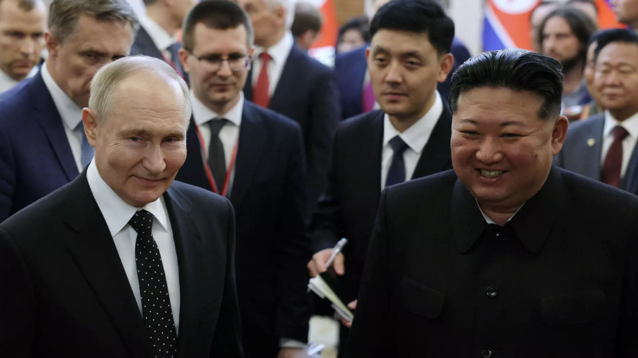 Putin and Kim pledge mutual support against 'aggression'