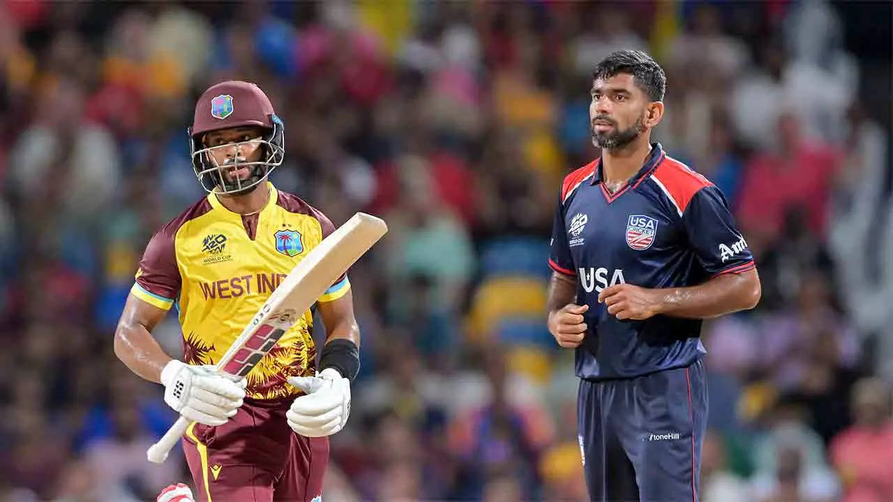 USA 103/6 in 16.1 Overs | US vs WI Live Score, T20 World Cup 2024: Roston Chase triple strike puts West Indies on top against United States – The Times of India