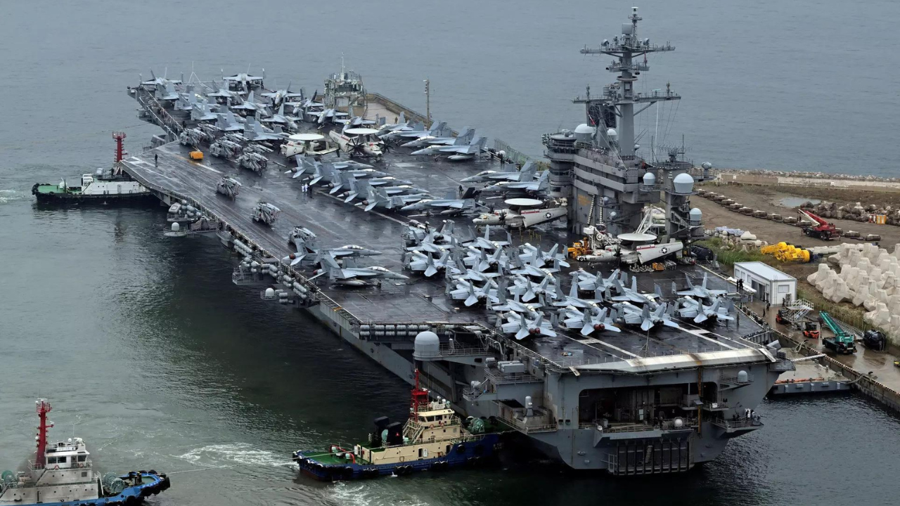 US aircraft carrier arrives in South Korea for military drills