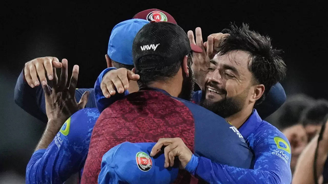 Watch: Afghan players dance onboard team bus after win over Aus