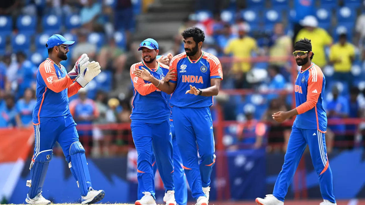 India vs Australia Live Score, T20 World Cup 2024: Rain poses threat to India vs Australia Super 8s clash in St Lucia – The Times of India