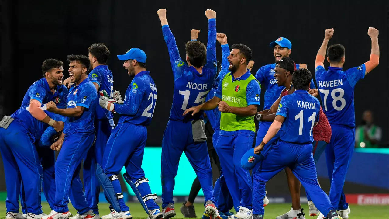 Watch: Afghan players, fans choke with emotions after historic win