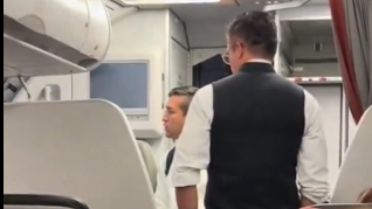Airline double-books flight, irate passenger says 'I hope I become famous' in viral video
