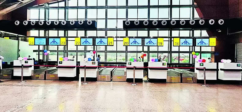 Dibrugarh airport gets 8 check-in counters