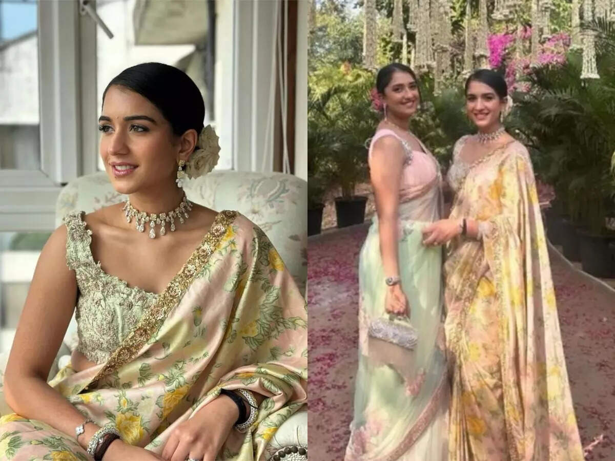 Radhika Merchant stuns in Sabyasachi