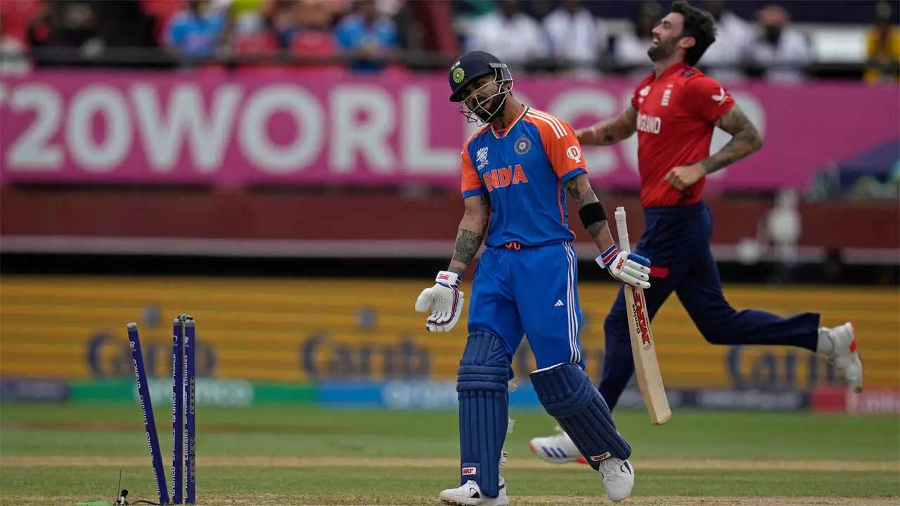 Kohli endures a rare failure in semis of T20 World Cups