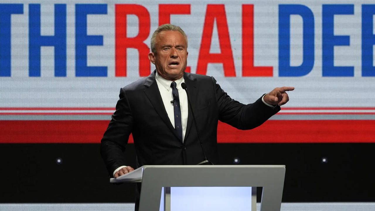 'The Real Debate': Independent candidates Robert F Kennedy Jr holds debate by himself after CNN snub