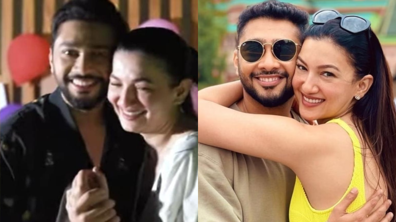 Gauahar Khan gets emotional as husband Zaid Darbar gives a special surprise by proposing her again