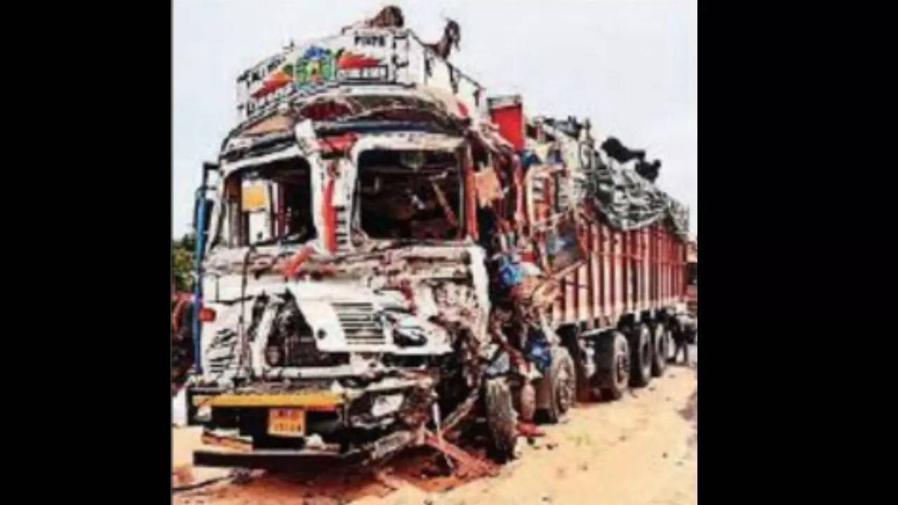 Telangana: Five die as lorry with goats rams parked truck in Medak