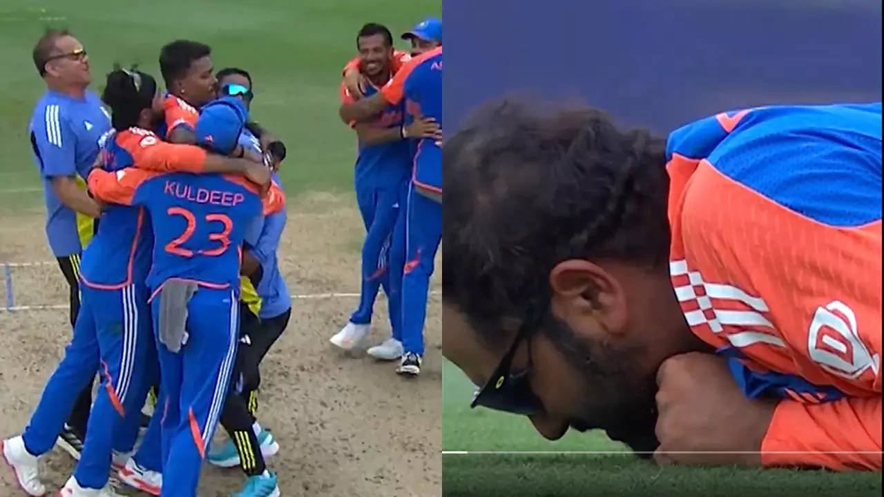 Watch: The winning moment as India clinch second T20 WC title