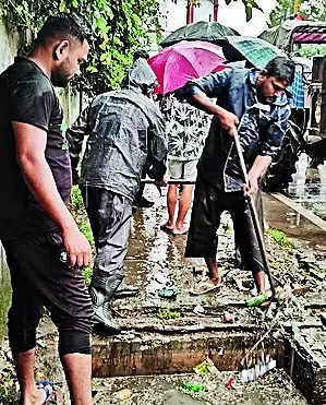 After backlash, civic body clears clogged drains in Dibrugarh