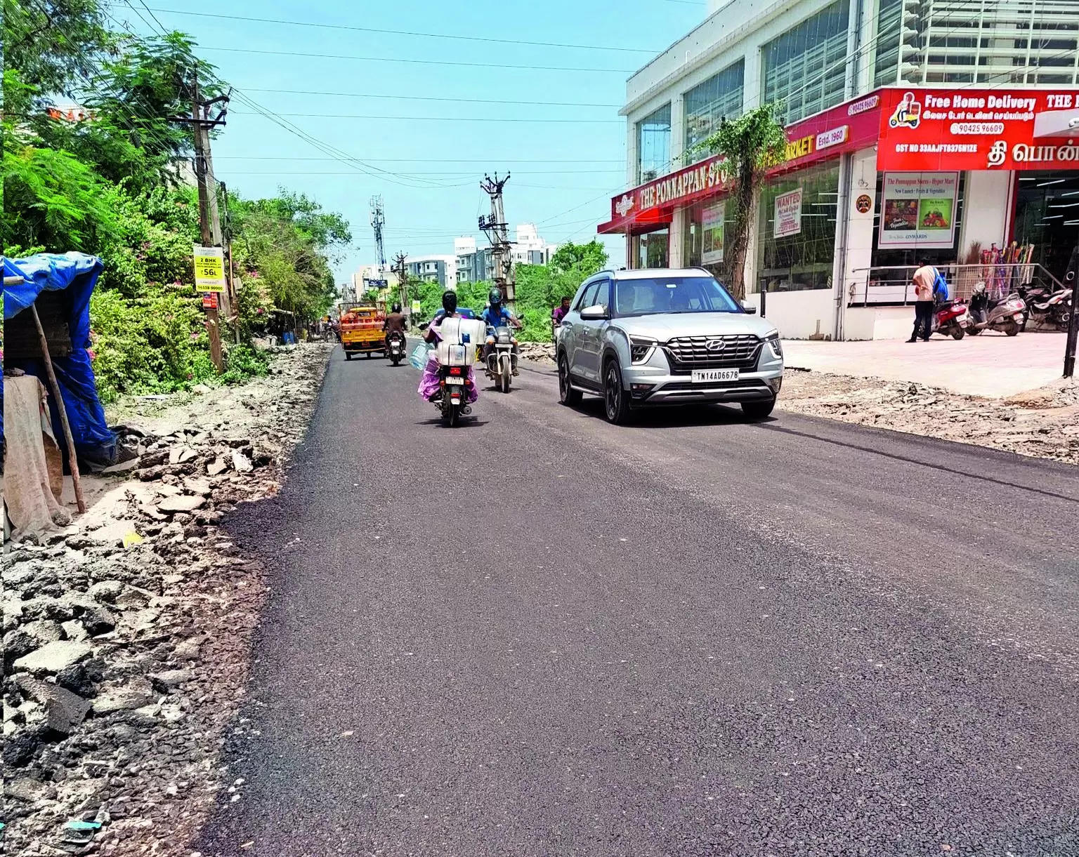 Perumbakkam roads get much-needed upgrade