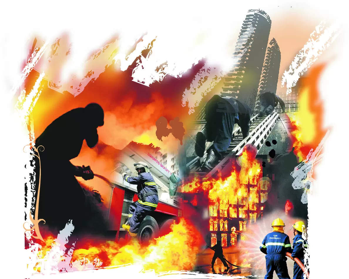 Fire at Dharapur market damages items worth 8L