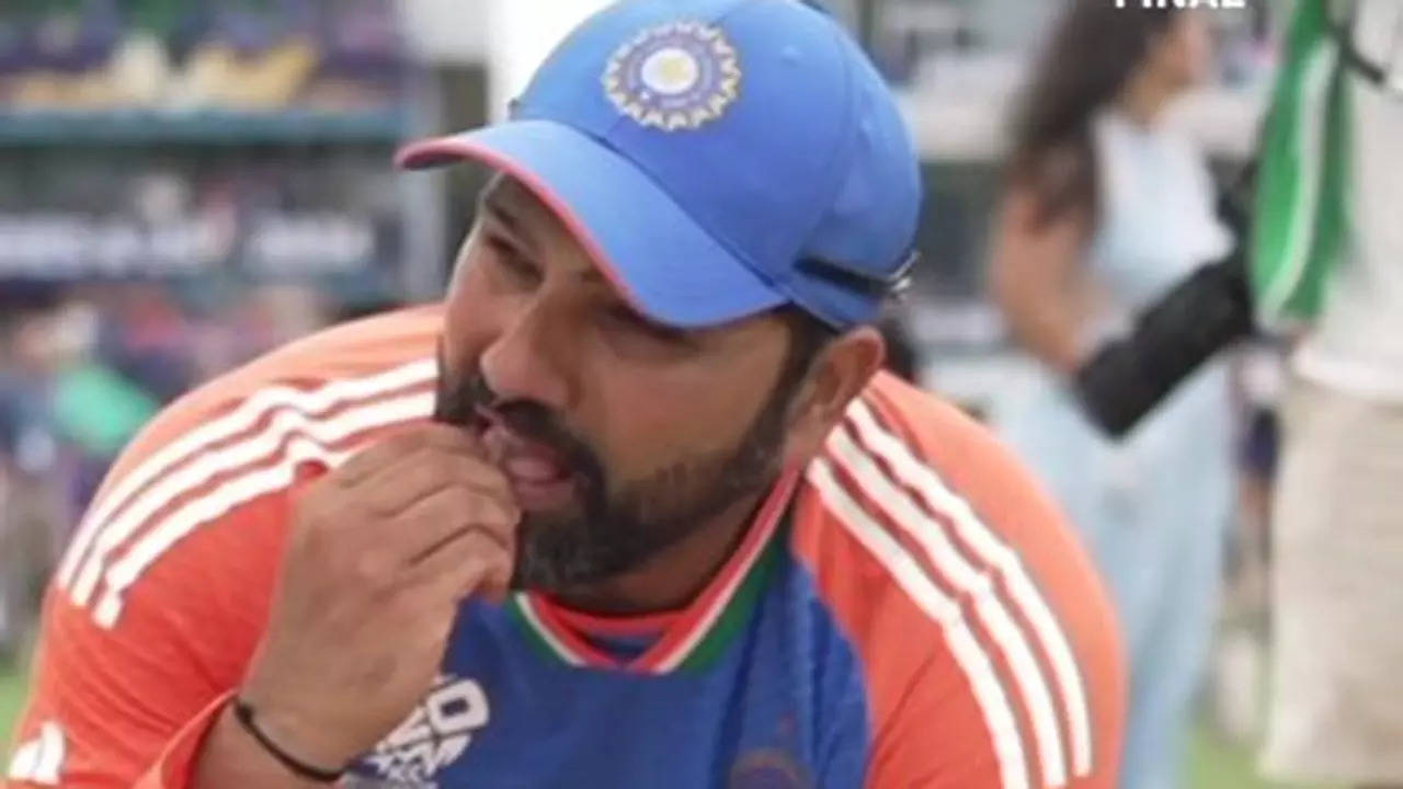Rohit Sharma reveals why he ate a piece of Barbados pitch