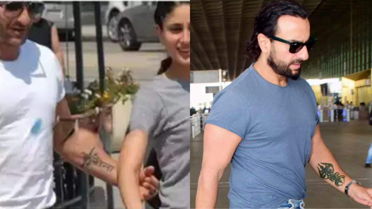 Throwback: When Saif Ali Khan modified the famous 'Kareena' tattoo on his forearm | Hindi Movie News Filmymeet