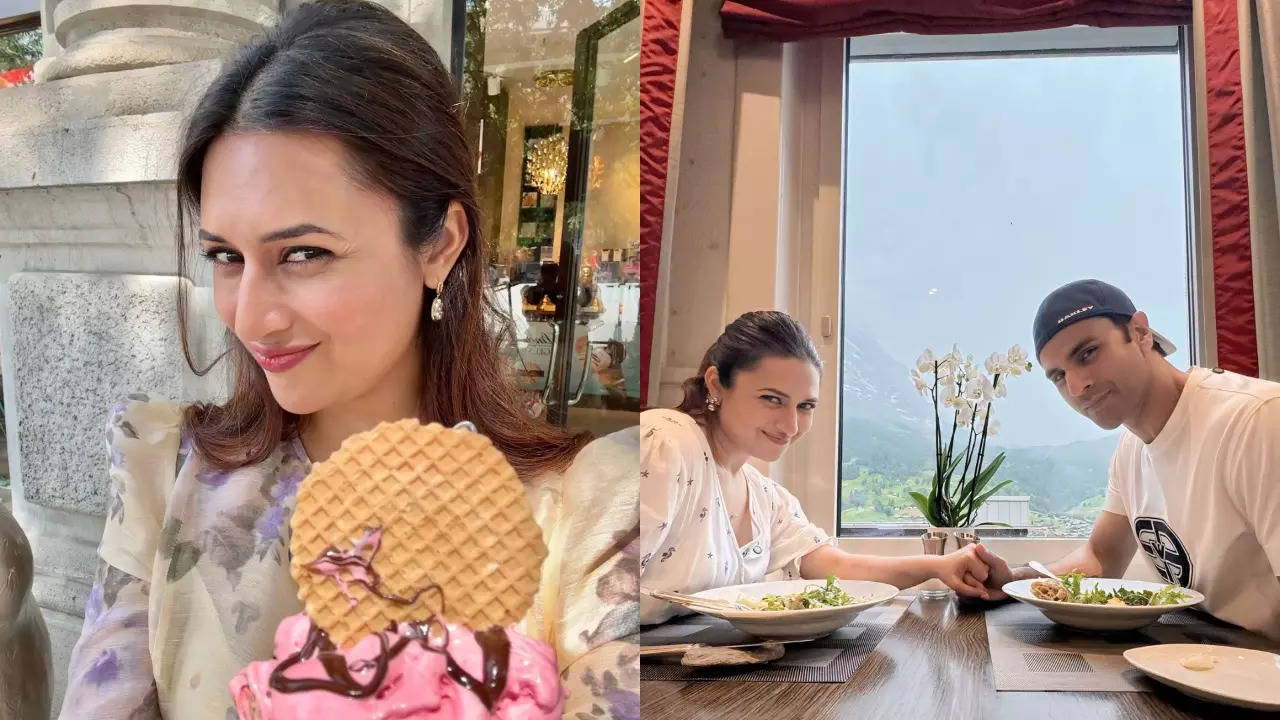 Divyanka Tripathi relishes gelato in Milan with hubby Vivek Dahiya; says 'God please keep your calorie angels sleeping'