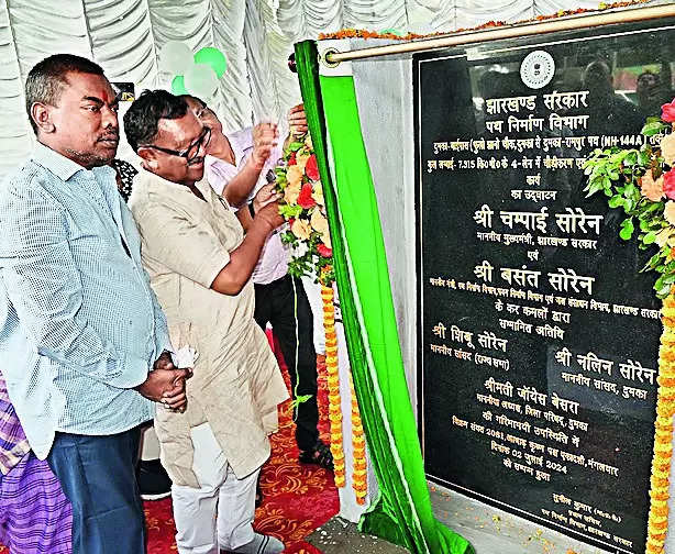 Basant inaugurates and lays foundation of projects worth over ₹2k cr in Dumka