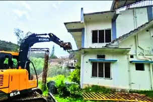 House on municipality land demolished