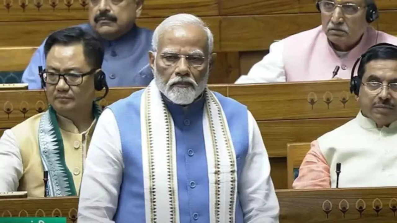 Opposition lacks courage to hear the truth, running away: PM Modi