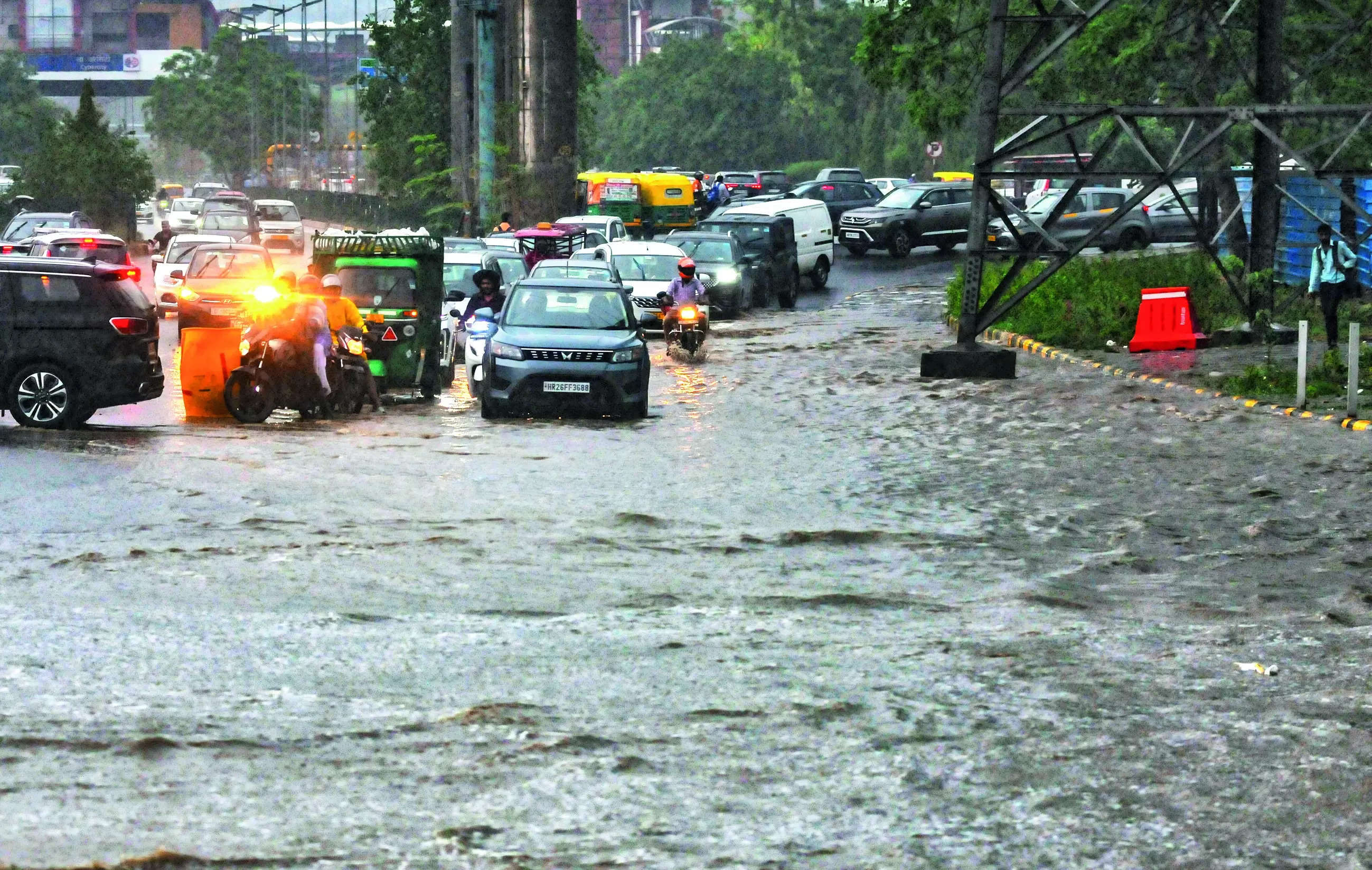 Short spell of heavy rain cripples life as infra crumbles yet again